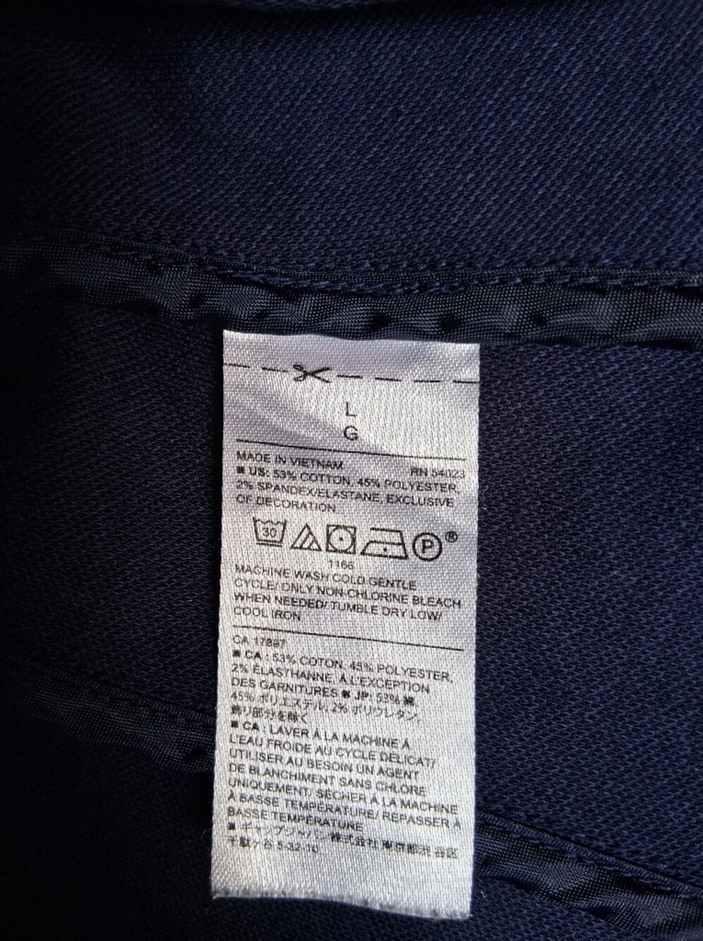 Banana Republic Navy Single-Button Women's Blazer Jacket - Picture 4 of 4